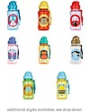 Skip Hop Zoo Straw Bottle for Kids, Ladybug - Flip-top Lid! Non-Thermal Water Bottles