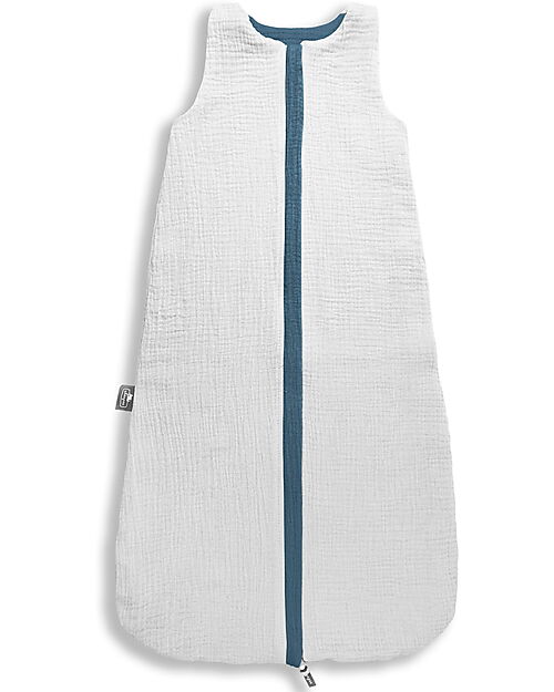 Sleepee Reversible Sleeping Bag - Petrol - TOG 1.0 - Oeko-Tex Cotton Muslin Sleeping Bags