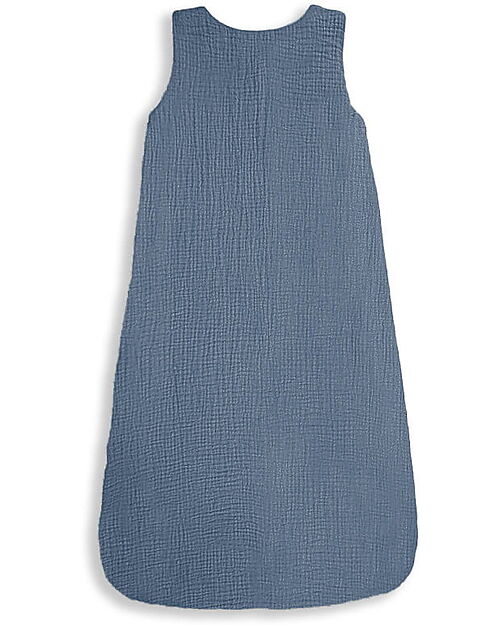 Sleepee Reversible Sleeping Bag - Petrol - TOG 1.0 - Oeko-Tex Cotton Muslin Sleeping Bags