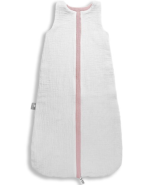 Sleepee Reversible Sleeping Bag - Rose - TOG 1.0 - Oeko-Tex Cotton Muslin Sleeping Bags