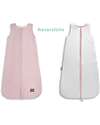 Sleepee Reversible Sleeping Bag - Rose - TOG 1.0 - Oeko-Tex Cotton Muslin Sleeping Bags