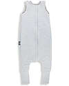 Sleepee Reversible Sleeping Bag with Legs - Melange Grey - TOG 2.5 - Oeko-Tex Cotton Sleeping Bags