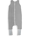 Sleepee Reversible Sleeping Bag with Legs - Melange Grey - TOG 2.5 - Oeko-Tex Cotton Sleeping Bags