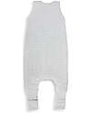 Sleepee Reversible Sleeping Bag with Legs - Melange Grey - TOG 2.5 - Oeko-Tex Cotton Sleeping Bags