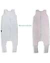 Sleepee Reversible Sleeping Bag with Legs - Melange Pink - TOG 2.5 - Oeko-Tex Cotton Sleeping Bags