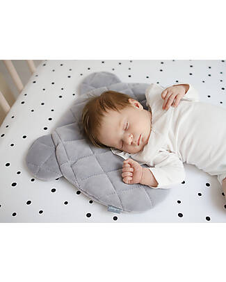 Sleepee Royal Baby Pillow - Teddy Bear - Sand - Oeko-Tex Cotton Cushions