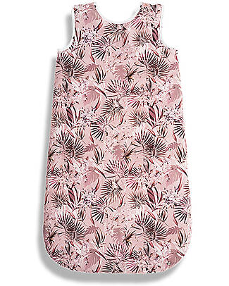 Sleepee Sleeping Bag Grow Up - Jungle Powder Pink - TOG 2.5 - 100% Oeko-Tex Cotton - It Grows with Your Child! Sleeping Bags