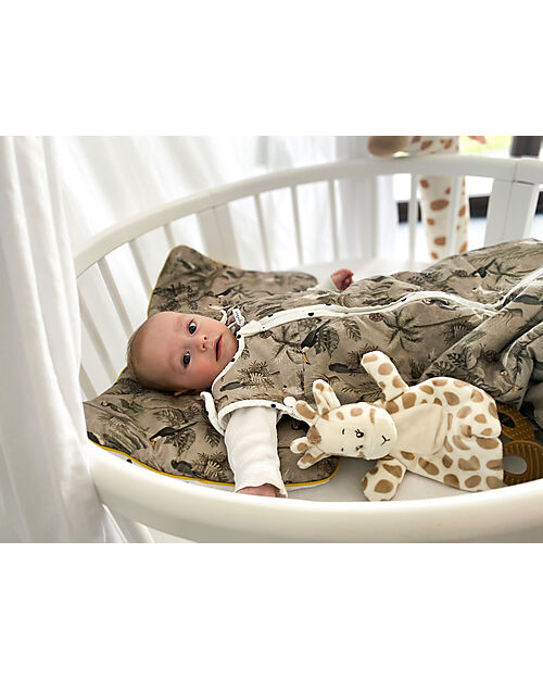 Sleepee Sleeping Bag Grow Up - Khaki - TOG 2.5 - 100% Oeko-Tex Cotton - It Grows with Your Child! Sleeping Bags