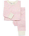 Sleepy Doe Kids Pyjamas Set - Blossom Check - 100% Organic Cotton Pyjamas
