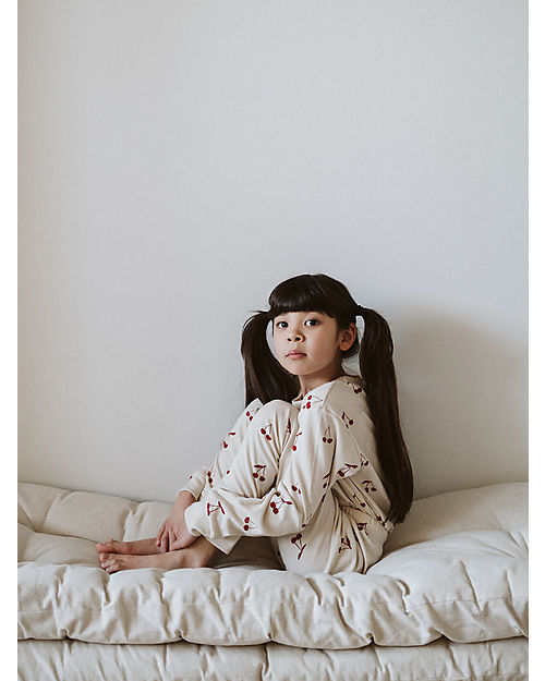 Sleepy Doe Kids Pyjamas Set - Cherries - 100% Organic Cotton Pyjamas