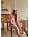 Sleepy Doe Women's Pyjamas Set - Blossom Check - 100% Organic Cotton Pyjamas