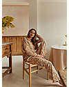 Sleepy Doe Women's Pyjamas Set - Floral Print - 100% Organic Cotton Pyjamas