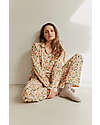 Sleepy Doe Women's Pyjamas Set - Floral Print - 100% Organic Cotton Pyjamas