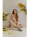 Sleepy Doe Women's Pyjamas Set - Floral Print - 100% Organic Cotton Pyjamas