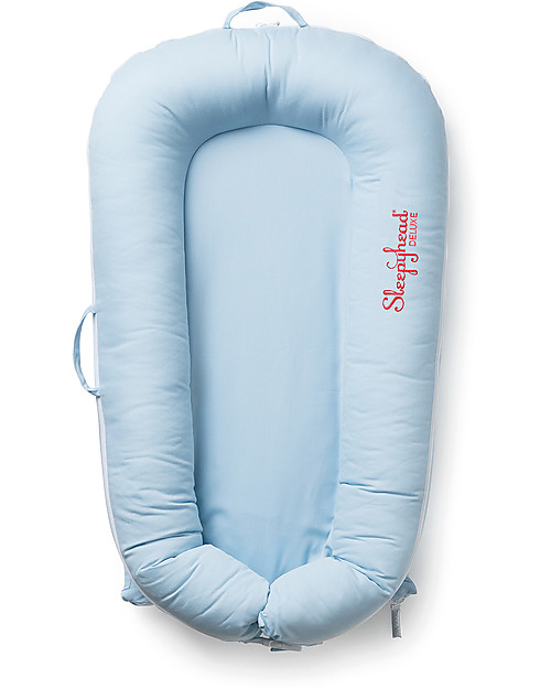 SleepyHead Cover for Sleepyhead Deluxe+ from 0 to 8 months, Celestial Blue - 100% Oeko-Tex certified cotton Baby Nest