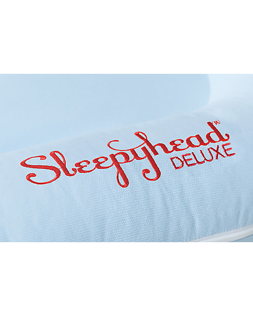 SleepyHead Cover for Sleepyhead Deluxe+ from 0 to 8 months, Celestial Blue - 100% Oeko-Tex certified cotton Baby Nest