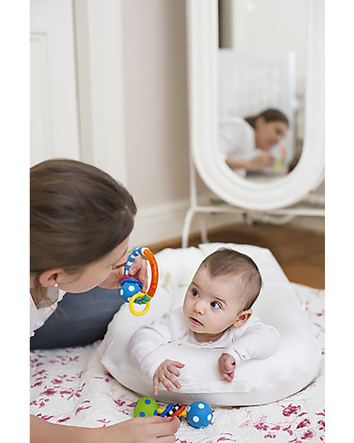 SleepyHead Sleepyhead Deluxe+, 0 to 8 months, Coral Trellis - 100% Oeko-Tex certified cotton, removable cover Baby Nest