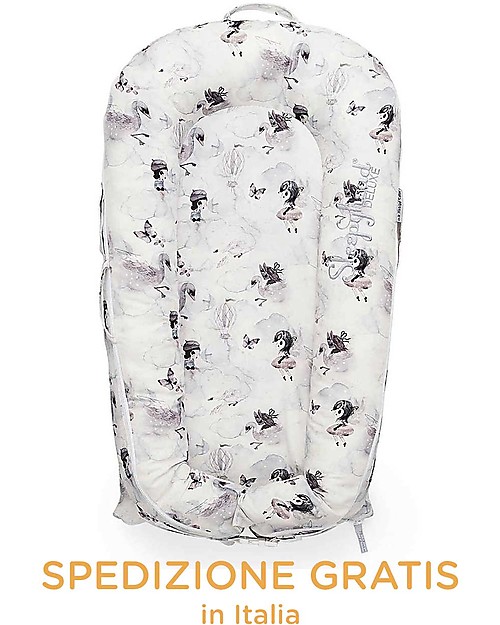 SleepyHead Sleepyhead Deluxe+, 0 to 8 months, Lovely Day - 100% Oeko-Tex certified cotton, removable cover Baby Nest