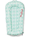 SleepyHead Sleepyhead Deluxe+, 0 to 8 months, Mint Trellis - 100% Oeko-Tex certified cotton, removable cover Mattresses