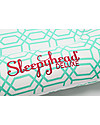 SleepyHead Sleepyhead Deluxe+, 0 to 8 months, Mint Trellis - 100% Oeko-Tex certified cotton, removable cover Mattresses