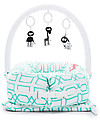 SleepyHead Sleepyhead Deluxe+, 0 to 8 months, Mint Trellis - 100% Oeko-Tex certified cotton, removable cover Mattresses