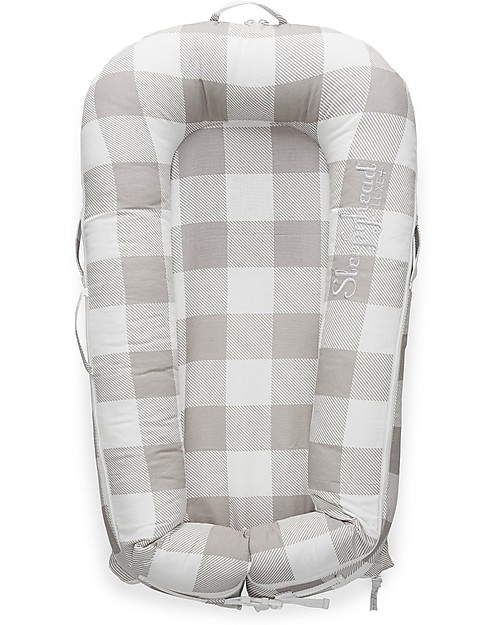 SleepyHead Sleepyhead Deluxe+, 0 to 8 months, Natural Buffalo - 100% Oeko-Tex certified cotton, removable cover Baby Nest