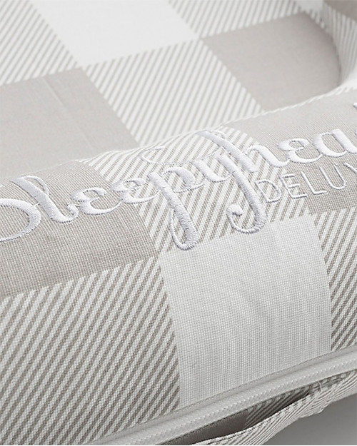 SleepyHead Sleepyhead Deluxe+, 0 to 8 months, Natural Buffalo - 100% Oeko-Tex certified cotton, removable cover Baby Nest