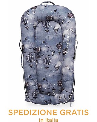 SleepyHead Sleepyhead Deluxe+, 0 to 8 months, Night Night - 100% Oeko-Tex certified cotton, removable cover Baby Nest