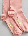 Smalls Girl Knee High Socks in Merino Wool, Pink Socks