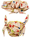 SmomLab Gathered Girl Swim Bottom - Crab - 100% organic cotton Bikinis And Tankinis
