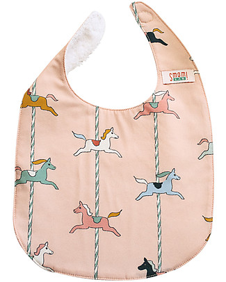 SmomLab Ginevra Bib - Horses - Organic Cotton Bandana Bibs