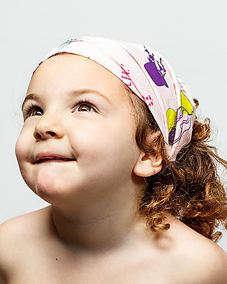 SmomLab Rebecca Bandana Headband - Jellyfish - 100% Organic Cotton Hair Accessories