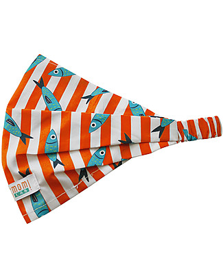 SmomLab Rebecca Bandana Headband - Sardine - 100% Organic Cotton Hair Accessories