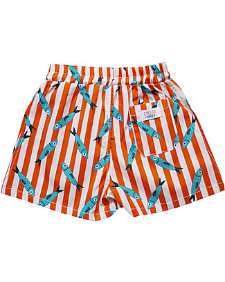 SmomLab Sebastiano Swim Pants - Sardine - 100% Organic Cotton Swimming Trunks