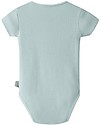 Snug 2 Pack Bodysuits - Stone/Off-White - Elasticated Cotton Short Sleeves Bodies