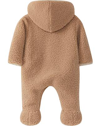 Snug Cottone Fur snowsuit with hood - Nude Snowsuits