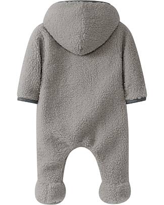 Snug Fur Suit with hood - Grey - Cotton Snowsuits