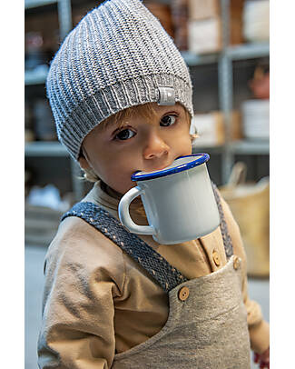 Snug Knitted beanie with pom-pom - Grey Winter Hats