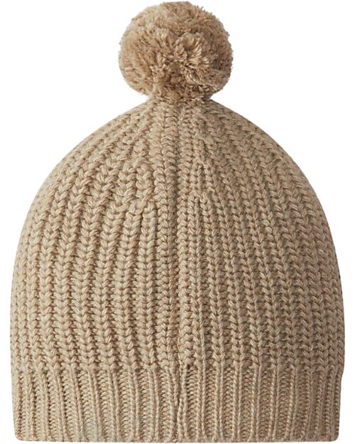 Snug Knitted beanie with pom-pom - Nude Winter Hats