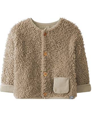 Snug Organic Cotton Fur Jacket - Dark Beige Jackets