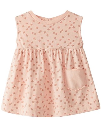 Snug Sleeveless Dress - Pink Tomatoes - 100% Cotton Dresses_
