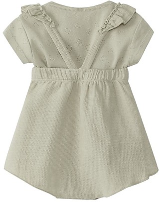 Snug T-Shirt + Shorts Girl Kit - Kaki - 100% Cotton Sets And Co-Ords