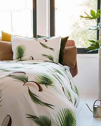 Snurk Bedding Set Duvet Cover And Pillowcase Astronaut Single Bed 140 X 200 220 Cm 100 Cotton Uni Bambini - Snurk Astronaut Single Duvet Cover And Pillowcase Set