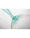 Snurk Bedding Set Duvet Cover and Pillowcase, Mermaid - Single Bed 140 x 200/220 cm - 100% Cotton Duvet Sets