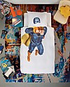 Snurk Bedding Set Duvet Cover and Pillowcase, Superhero - Single Bed 140 x 200/220 cm - 100% Cotton Duvet Sets