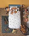 Snurk Bedding Set Duvet Cover and Pillowcase, Teddy - Single Bed 140 x 200/220 cm - 100% Cotton Duvet Sets