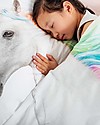 Snurk Bedding Set Duvet Cover and Pillowcase, Unicorn - Single Bed 140 x 200/220 cm - 100% Cotton Duvet Sets