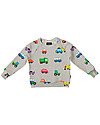 Snurk Long Sleeved Sweater, Clay Cars - Organic Cotton Sweatshirts