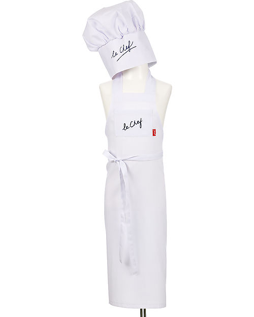 Souza! Chef Apron - White - 100% Cotton Dressing Up & Role Play