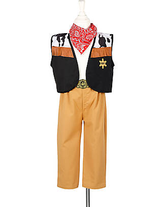 Souza! Chuck the Cowboy Costume - Multicolor - with Bandana Belt and Coat of Arms Dressing Up & Role Play